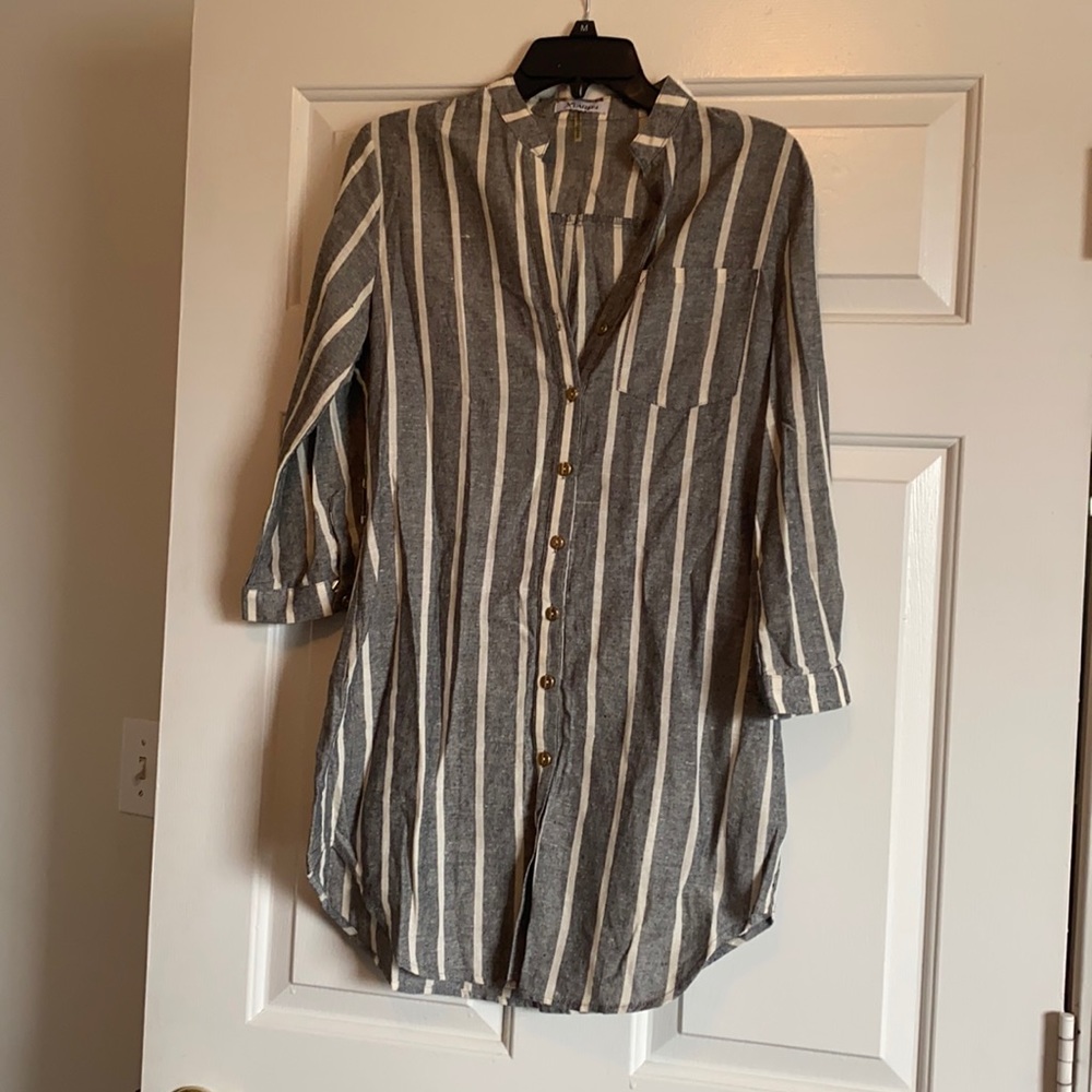 Button down tunic